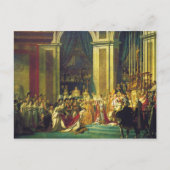Die Krönung Napoleons durch Jacques Louis David Postkarte (Vorderseite)