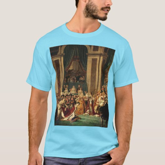 Die Krönung Napoleons durch Jacques-Louis David T-Shirt (Vorderseite)