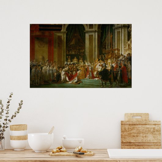 Die Krönung Napoleons Poster (Küche)