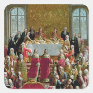 Die Krönung Quadratischer Aufkleber