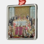 Die Krönung Silbernes Ornament (Links)