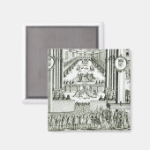 Die Krönung von Charles I. Magnet (Vorderseite/Rückseite)