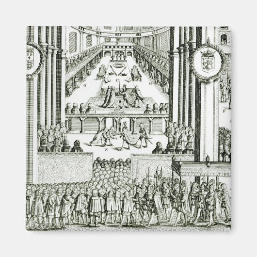 Die Krönung von Charles I. Magnet (Vorne)