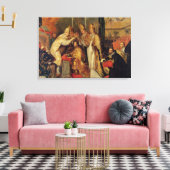 Die Krönung von Charles V Heiliger Römischer Kaise Leinwanddruck (Insitu (Wohnzimmer))