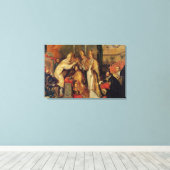 Die Krönung von Charles V Heiliger Römischer Kaise Leinwanddruck (Insitu (Holzboden))