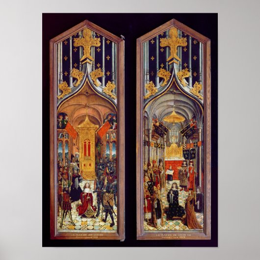 Die Krönung von David und Louis XII 1501 Poster (Vorne)
