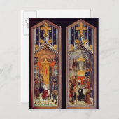 Die Krönung von David und Louis XII 1501 Postkarte (Vorne/Hinten)