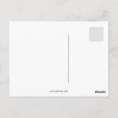 Die Krönung von H.M. Queen Elizabeth Postkarte (Rückseite)