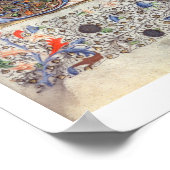 Die Krönung von Henry VI (1421-71) in Westminster, Poster (Ecke)