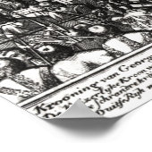 Die Krönung von König George I. Poster (Ecke)