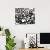 Die Krönung von König George I. Poster (Heimbüro)