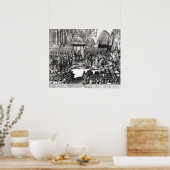 Die Krönung von König George I. Poster (Küche)