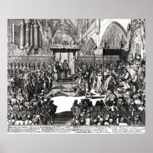 Die Krönung von König George I. Poster