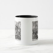 Die Krönung von König George I Tasse (Zentrum)