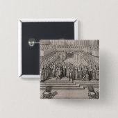Die Krönung von König James II (1633-1701) und Button (Vorne & Hinten)