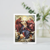 Die Krönung von Mary durch Diego Velázquez Postkarte (Stehend Vorderseite)