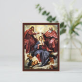 Die Krönung von Mary durch Diego Velázquez Postkarte (Stehend Vorderseite)