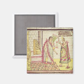Die Krönung von Montezuma II Magnet (Vorderseite/Rückseite)