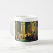 Die Krönung von Napoleon durch Jacques Louis David Kaffeetasse (Vorderseite Links)
