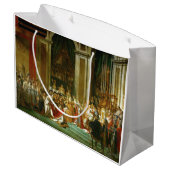 Die Krönung von Napoleon, Jacques-Louis David Große Geschenktüte (Rückseite Schrägansicht)