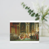 Die Krönung von Napoleon, Jacques-Louis David Postkarte (Stehend Vorderseite)