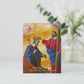 Die Krönung von Saint Joseph Postkarte (Stehend Vorderseite)