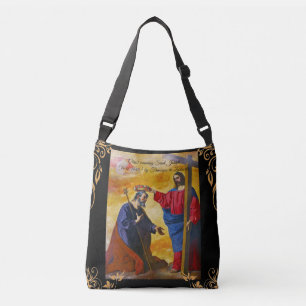 Die Krönung von Saint Joseph Tragetaschen Mit Langen Trägern