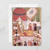 Die Krönung von Sultan Selim I Postkarte (Vorne/Hinten)