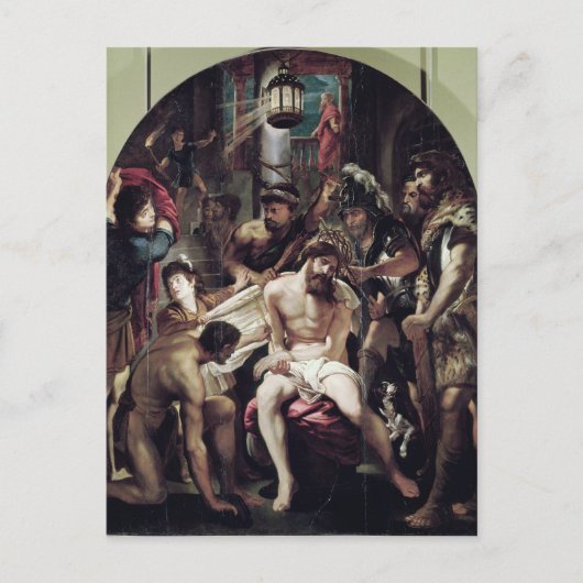 Die Krönung von Thorns, 1602 Postkarte (Vorderseite)