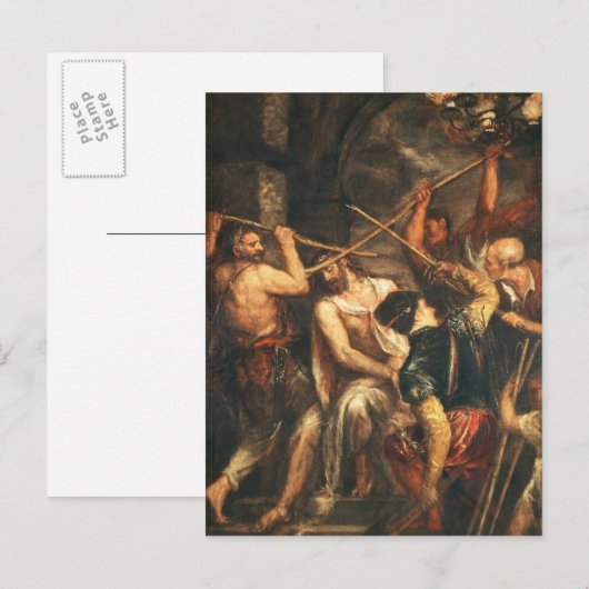 Die Krönung von Thorns Postkarte (Vorne/Hinten)