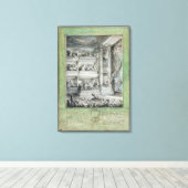 Die Krönung von Voltaire im Theater Francais Leinwanddruck (Insitu (Holzboden))