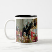 Die Krönung Zweifarbige Tasse (Links)