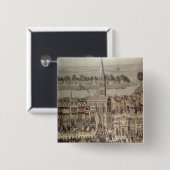 Die Krönungs-Prozession von König Edward VI Button (Vorne & Hinten)