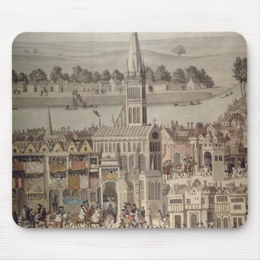Die Krönungs-Prozession von König Edward VI Mousepad (Vorne)
