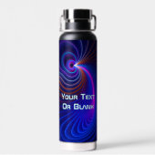 Die Krümmung des Raums Trinkflasche (Rückseite)