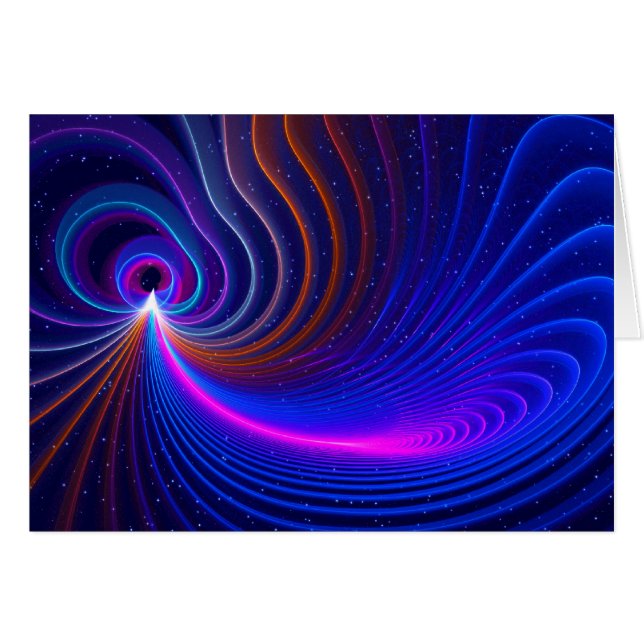 Die Krümmung des Weltraums (Vorderseite (Horizontal))