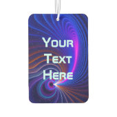 Die Krümmung des Weltraums Autolufterfrischer (Rückseite)