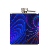 Die Krümmung des Weltraums Flachmann (Rückseite)