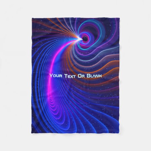 Die Krümmung des Weltraums Fleecedecke (Vorderseite)
