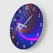 Die Krümmung des Weltraums Große Wanduhr (Winkel)