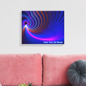 Die Krümmung des Weltraums Leinwanddruck (Insitu (Wohnzimmer))