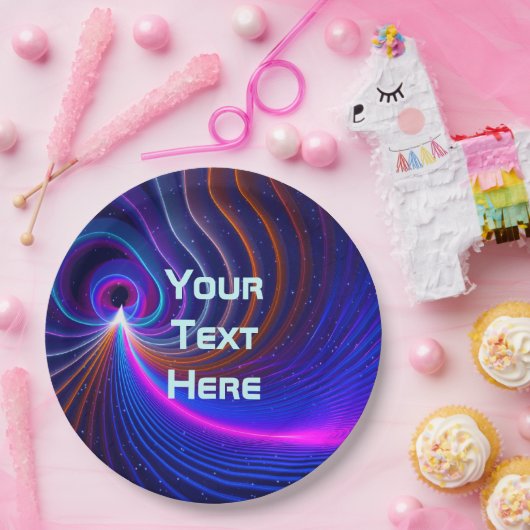 Die Krümmung des Weltraums Pappteller (Party)