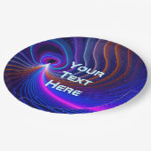 Die Krümmung des Weltraums Pappteller (Schrägansicht)