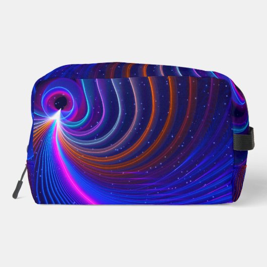 Die Krümmung des Weltraums Waschbeutel (Rückseite)