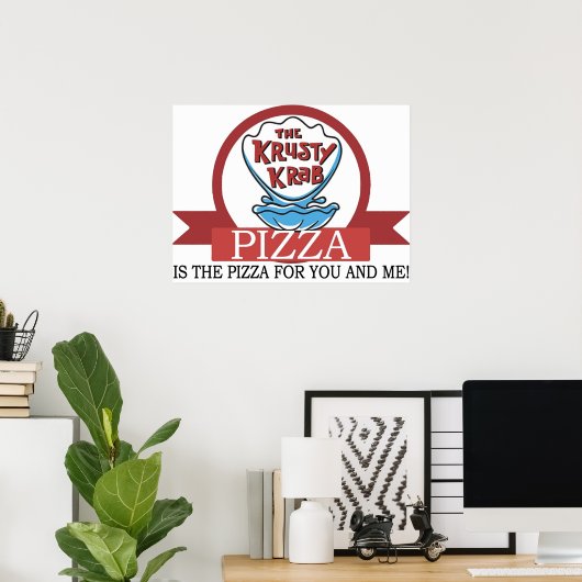 Die Krusty Krab Pizza Poster (Heimbüro)