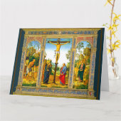 Die Kruzifixierung Christi Karte (Gelbe Blume)