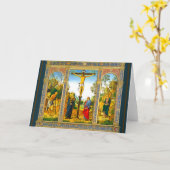 Die Kruzifixierung Christi Karte (Gelbe Blume)