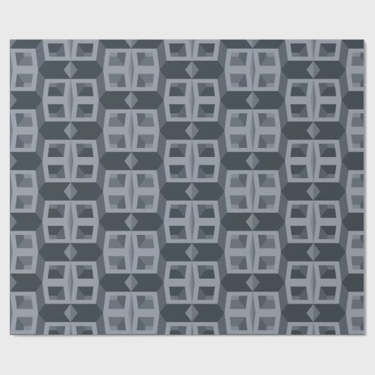 Die kubische Illusion Geschenkpapier (Flach)