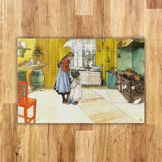 Die Küche Carl Larsson Vintage schwedische Kunst Puzzle