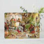 Die Küche der Gnome - 1895 Einladung (Stehend Vorderseite)